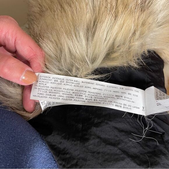 Zara Trafaluc Vest Faux Fur Stylish Mob Wife Open Tan Size Medium - Picture 7 of 7